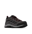 Sapatos Columbia Crestwood para homens cinza escuro/vermelho da montanha