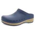 Sapatos Dansko Kane Mule Tamanco Azul Leve Almofadado EUA 10,5-11