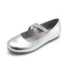 Sapatos de Bailarina para Meninas DREAM PAIRS Angie-2 Prata Tamanho 9