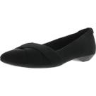 Sapatos de balé Anne Klein Oalise para mulheres, pretos, tamanho 40