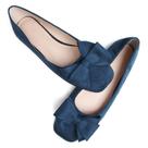 Sapatos de balé WENJIAZHIZHI, biqueira quadrada feminina, azul, tamanho 8,5 Sapatos de balé WENJIAZHIZHI, biqueira quadrada feminina, azul, tamanho 8,5
