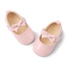 Sapatos de bebê Covvoliy Mary Jane Flats Floral Pink 12-18 meses
