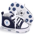 Sapatos de bebê KIDSUN Canvas High Top, sola macia