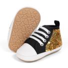 Sapatos de bebê KIDSUN High Top Sequin Canvas Newborn 11-13 cm Sapatos de bebê KIDSUN High Top Sequin Canvas Newborn 11-13 cm