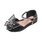 Sapatos De Dança Casuais Para Meninas Com Lantejoulas, Laço E Pérolas, Modelo Princesa, Para Festas