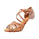 Sapatos De Dança Jazz E Latin WUXIJIAO Em Prata E Bronze Para Mulheres, Casuais, Para Salsa