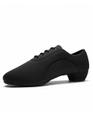 Sapatos de dança MSMAX Ballroom pretos femininos, 3 cm, salto 7 m, EUA