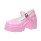 Sapatos De Festa Góticos Para Mulheres, Tamanho 42, Mary Jane Pretos plus Size Com Plataforma Chunky Sapatos De Festa Góticos Para Mulheres, Tamanho 42, Mary Jane Pretos plus Size Com Plataforma Chunky