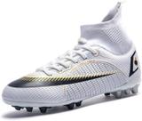 Sapatos de futebol para homens Breathing Long Spikes Rubber Sole
