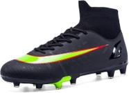 Sapatos de futebol para homens Breathing Long Spikes Rubber Sole