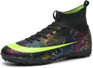Sapatos de futebol para homens Breathing Long Spikes Rubber Sole Sapatos de futebol para homens Breathing Long Spikes Rubber Sole