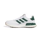 Sapatos de golfe adidas S2G Spikeless Leather 24 masculinos branco/verde