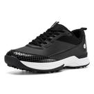 Sapatos de golfe FitVille Extra Wide Resistentes à Água Masculinos Pretos 11
