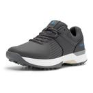 Sapatos de golfe FitVille Wide Waterproof para homens, cinza, tamanho 49