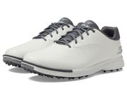 Sapatos de golfe Skechers Tempo impermeáveis para homens naturais/cinza