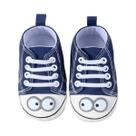 Sapatos De Primeira Caminhada Para Bebês Unissex, Estilo Lona, Sapatos Para Crianças Com Solado TPR
