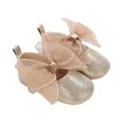 Sapatos De Princesa Com Laço Para Meninas, Solado De Tecido Macio, Confortáveis Para Primeiros