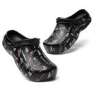 Sapatos de segurança antiderrapantes masculinos Chef Clogs MEIAGDT impermeáveis Sapatos de segurança antiderrapantes masculinos Chef Clogs MEIAGDT impermeáveis