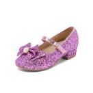 Sapatos de Vestir para Meninas DREAM PAIRS Mary Jane com Glitter e Salto Baixo Roxo