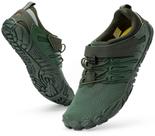 Sapatos descalços WHITIN Minimalist Trail Running Green para mulheres