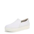 Sapatos Dr. Scholl's Madison Cloud Sapatilha de tecido branco 10 W