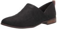 Sapatos Dr. Scholl's Ruler Slip-On Loafer feminino de microfibra preta