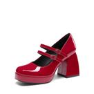 Sapatos DREAM PAIRS DWUMPU2572 Vermelhos Plataforma Mary Jane Salto Grosso