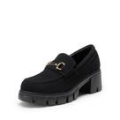 Sapatos DREAM PAIRS Mocassins Chunky Plataforma Slip-On Preto 39
