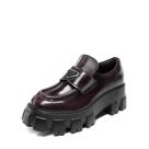 Sapatos DREAM PAIRS Mocassins Plataforma Chunky Vinho 36.5