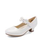 Sapatos DREAM PAIRS para Meninas com Tira de Flor e Salto Bloco de 3,3 cm