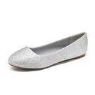 Sapatos DREAM PAIRS Sola-Simples Sapatilhas Bailarinas Prata 10