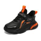 Sapatos EGMPDA Sport Running Fashion Tênis para crianças preto/laranja