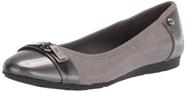 Sapatos femininos Anne Klein Able Ballet Flat, cinza, tamanho 40
