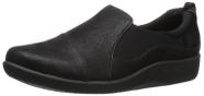 Sapatos femininos Clarks CloudSteppers Sillian Paz, pretos, 7 milhões, EUA Sapatos femininos Clarks CloudSteppers Sillian Paz, pretos, 7 milhões, EUA