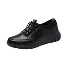 Sapatos Femininos De Plataforma Em Couro, Estilo Mocassim, Com Cadarço, Casuais, Para a Primavera,