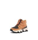 Sapatos femininos impermeáveis Sorel Kinetic Impact Caribou Tawny Buff, pretos Tamanho 7