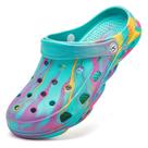 Sapatos Garden Clogs HOBIBEAR unissex iridescentes femininos 7,5/homens 6 Sapatos Garden Clogs HOBIBEAR unissex iridescentes femininos 7,5/homens 6