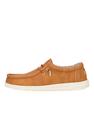Sapatos HEYDUDE Wally Classic Tan Slip-on Masculinos Tamanho 10
