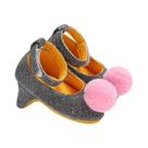 Sapatos Infantis De Salto Alto Para Meninas, Sapatos Com Laço De Princesa, 0-12 Meses, Adereços Para