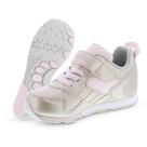 Sapatos infantis TSUKIHOSHI Racer com fecho de alça dourado/rosa - 9 crianças