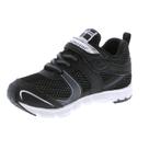 Sapatos infantis TSUKIHOSHI VELOCITY com fecho de alça preto/prata 1.5