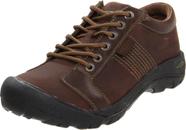 Sapatos KEEN Austin Oxford de couro, cano baixo, marrom, 11 US