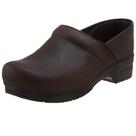 Sapatos Masculinos Dansko Professional Couro Antigo Marrom Preto Tam Largo
