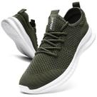 Sapatos MGBDSZ Slip On Walking, tênis de ginástica, verdes, masculinos, 9,5 EUA