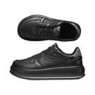 Sapatos Minimalistas De Couro Para Homens, Solado Zero, Conforto Com Ponta Larga, Casual Para