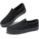 Sapatos Obtaom Slip on, moda feminina, tênis pretos US9