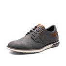 Sapatos Oxford Casuais Masculinos Bruno Marc Cinza Tamanho 9,5 Sapatos Oxford Casuais Masculinos Bruno Marc Cinza Tamanho 9,5