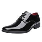 Sapatos Oxford Masculinos Bruno Marc em material sintético Verniz