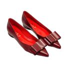 Sapatos Planos Pretos Com Bico Fino Para Mulheres, Confortáveis Para O Trabalho