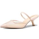 Sapatos Rene-Christine Kitten Heels para mulheres nuas, tamanho 8